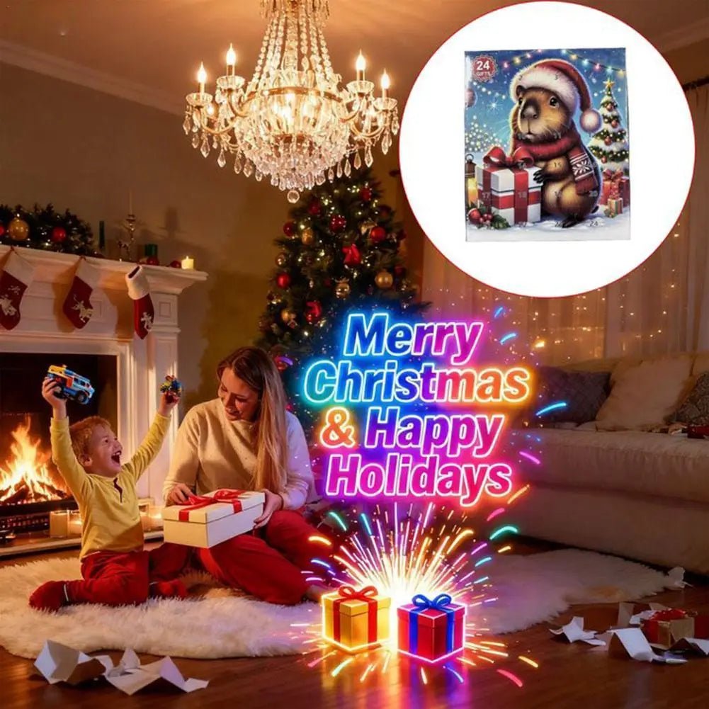 Capybara Friends Blind Box Calendar for Joyful Christmas Fun for Kids | Temsk