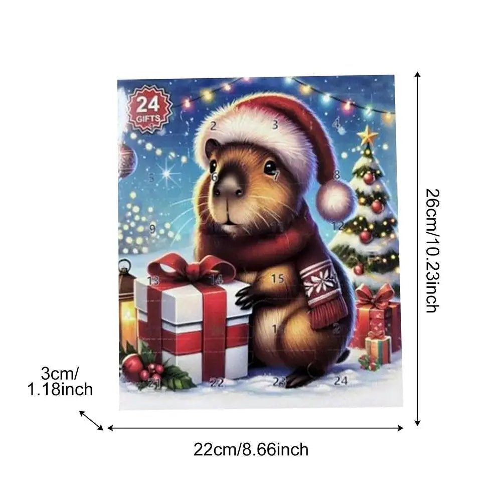Capybara Friends Blind Box Calendar for Joyful Christmas Fun for Kids | Temsk