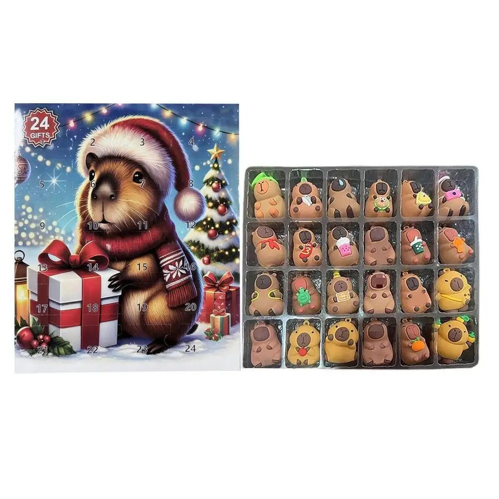 Capybara Friends Blind Box Calendar for Joyful Christmas Fun for Kids | Temsk