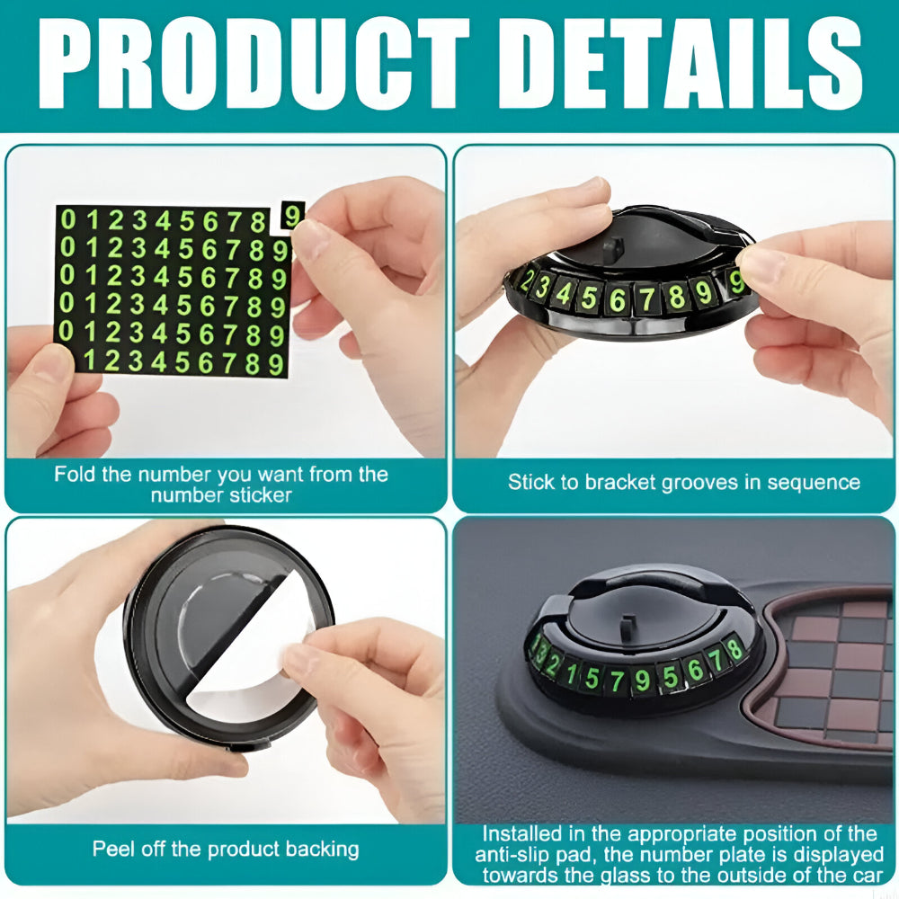Dashboard Phone Holder With Stand And Anti Slip Pad For Cars | Temsk