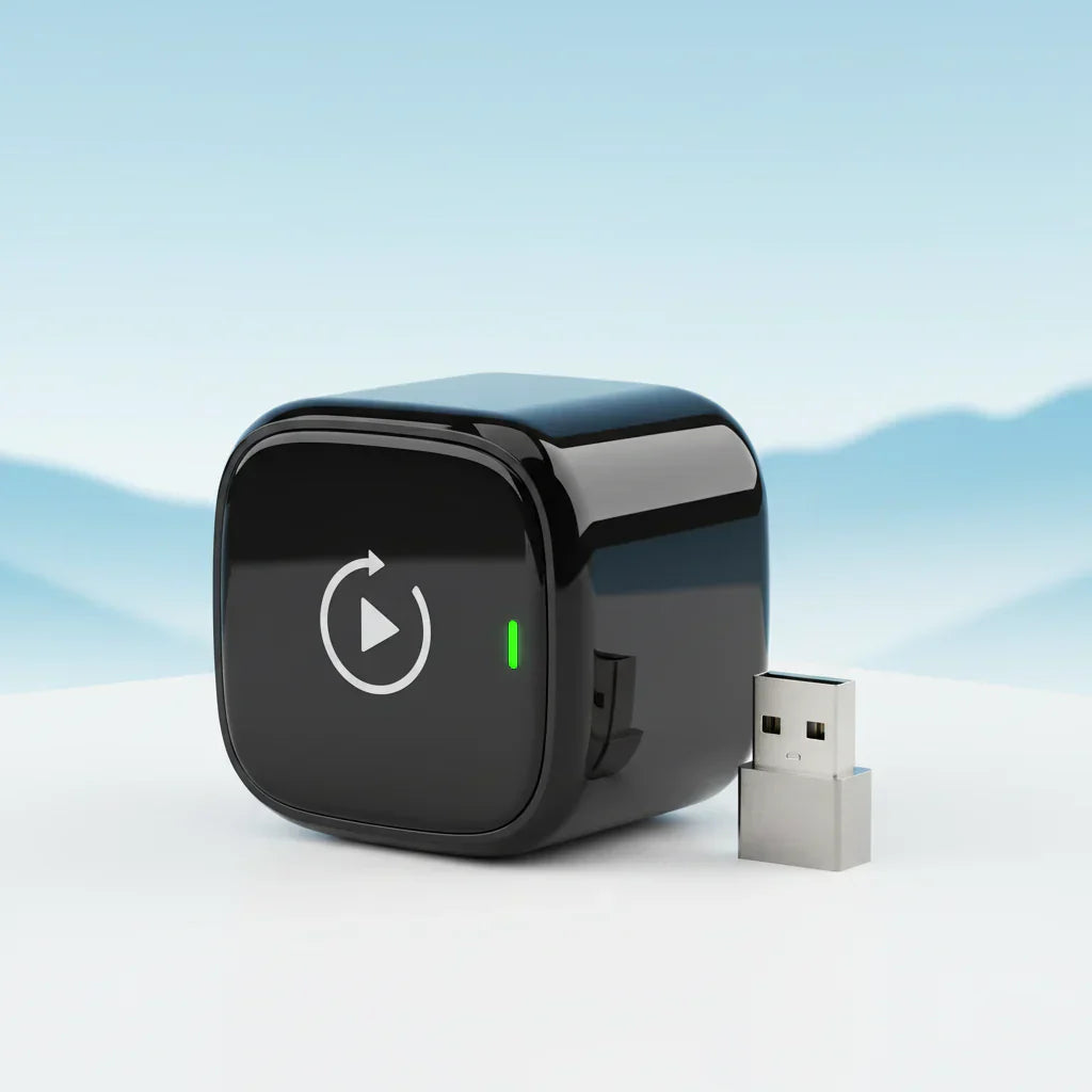 Kabelloser CarPlay- und Android Auto-Dongle für USB Plug and Play | Temsk