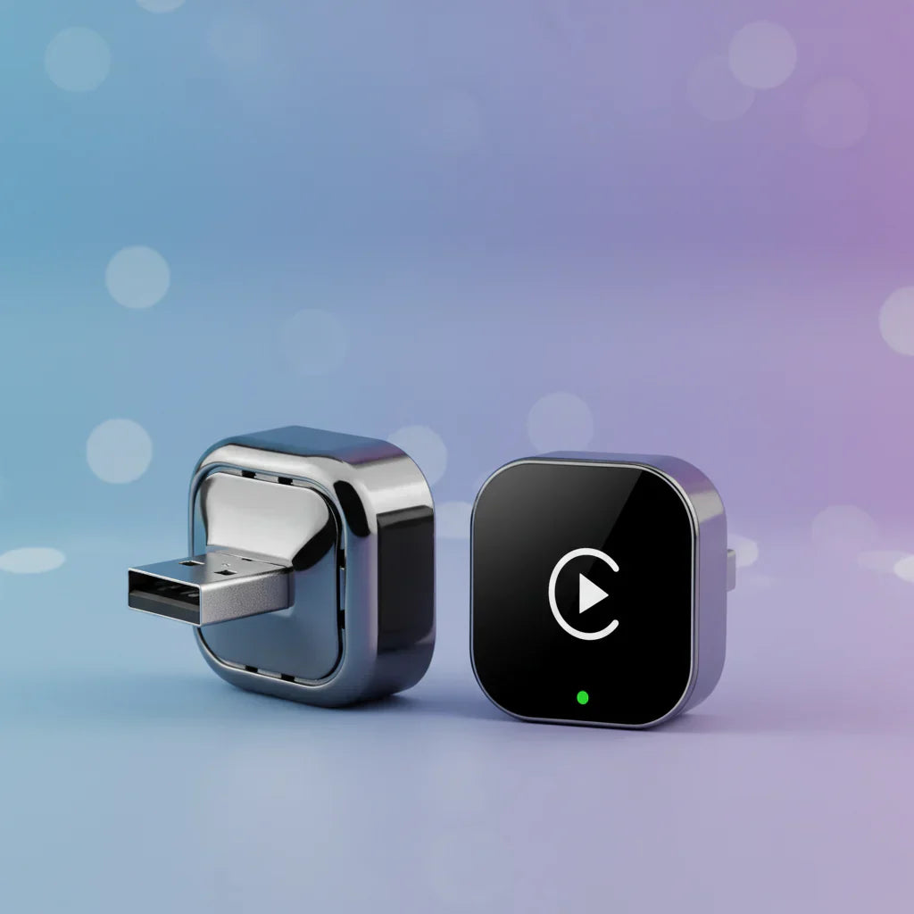 Kabelloser CarPlay- und Android Auto-Dongle für USB Plug and Play | Temsk