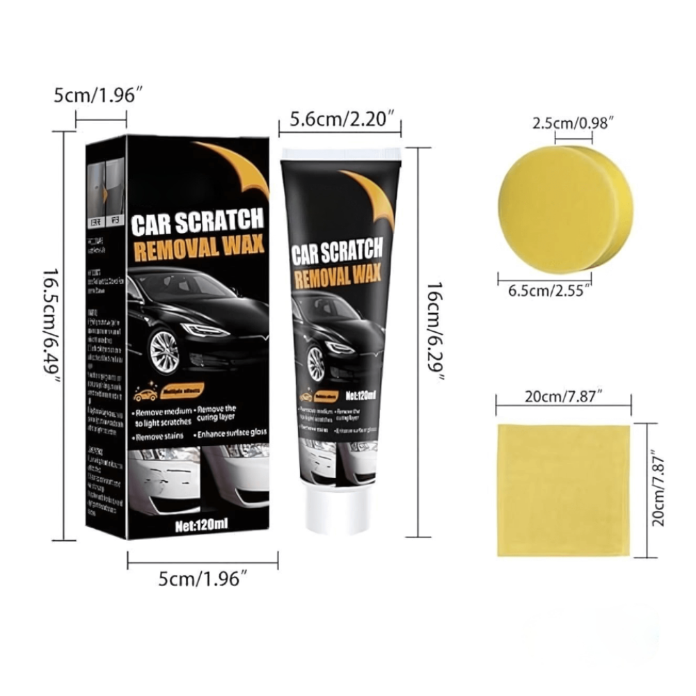 Auto-Kratzer-Reparaturpaste für Lack und Außenflächen | Temsk