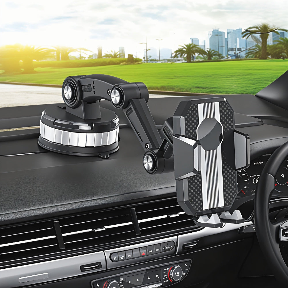 Car Phone Mount With Adjustable Suction Stand For Most Devices | Temsk