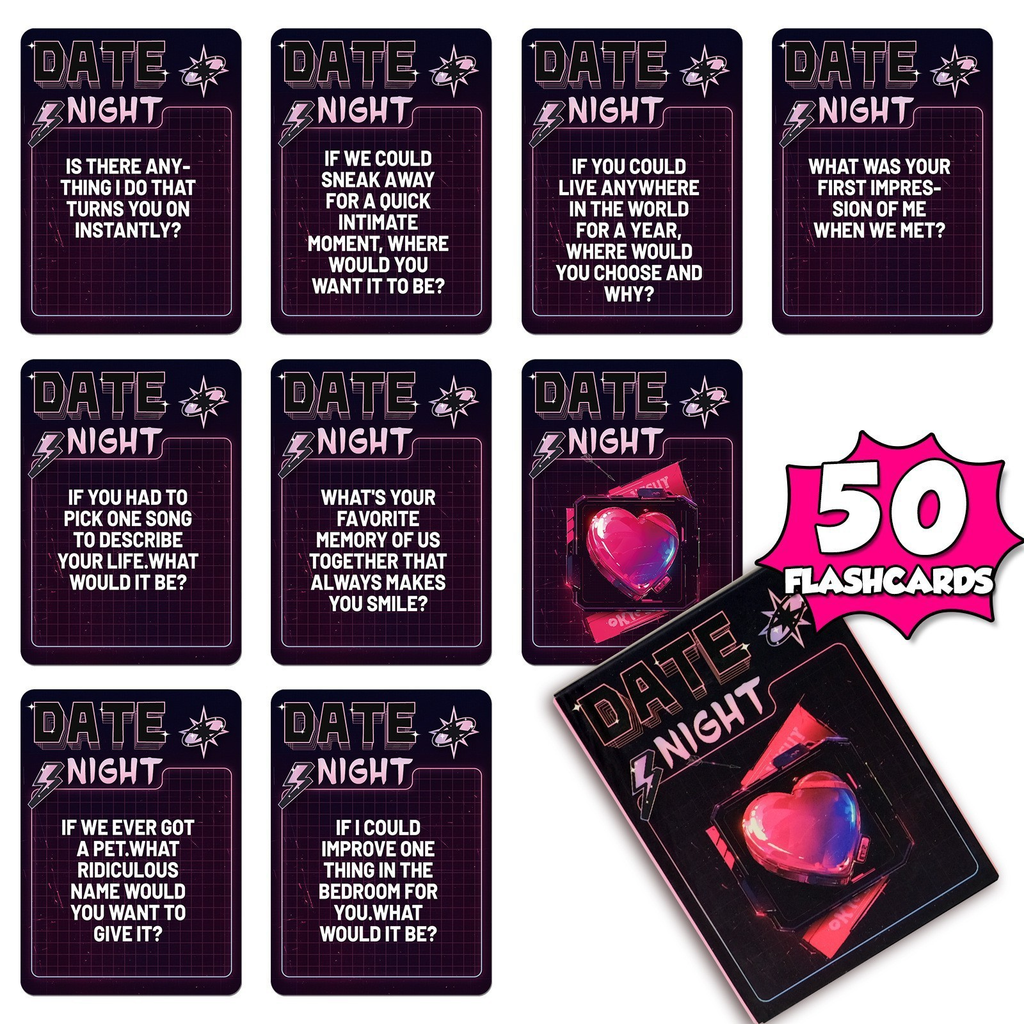 Couples Romance Conversation Card Game For Stronger Relationships | Temsk