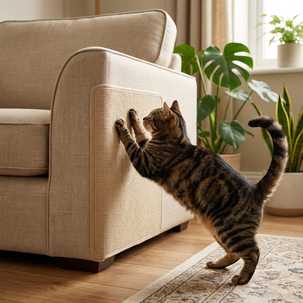 Cat Scratch Guard Fabric Furniture Protector Cut to Size 4mm | Temsk