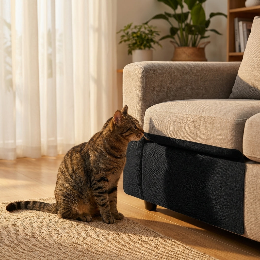Cat Scratch Guard Fabric Furniture Protector Cut to Size 4mm | Temsk