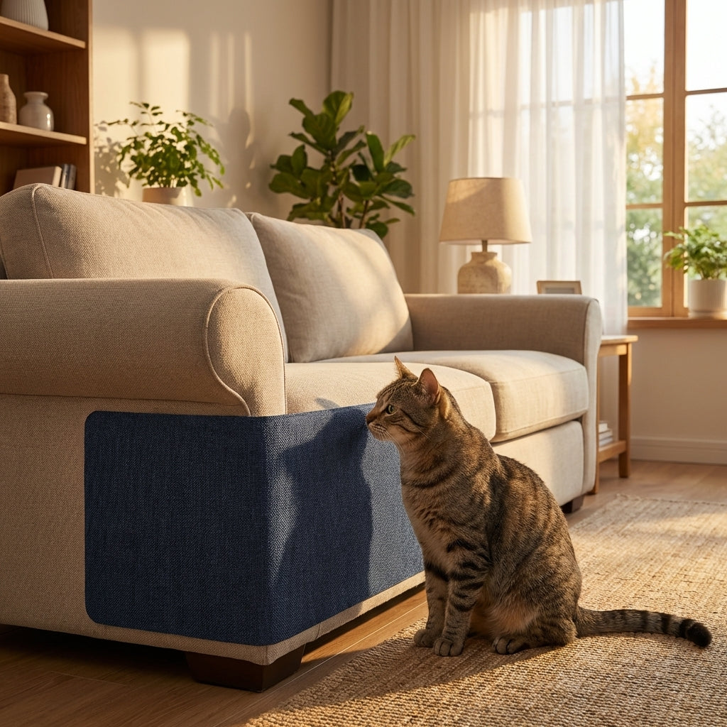 Cat Scratch Guard Fabric Furniture Protector Cut to Size 4mm | Temsk