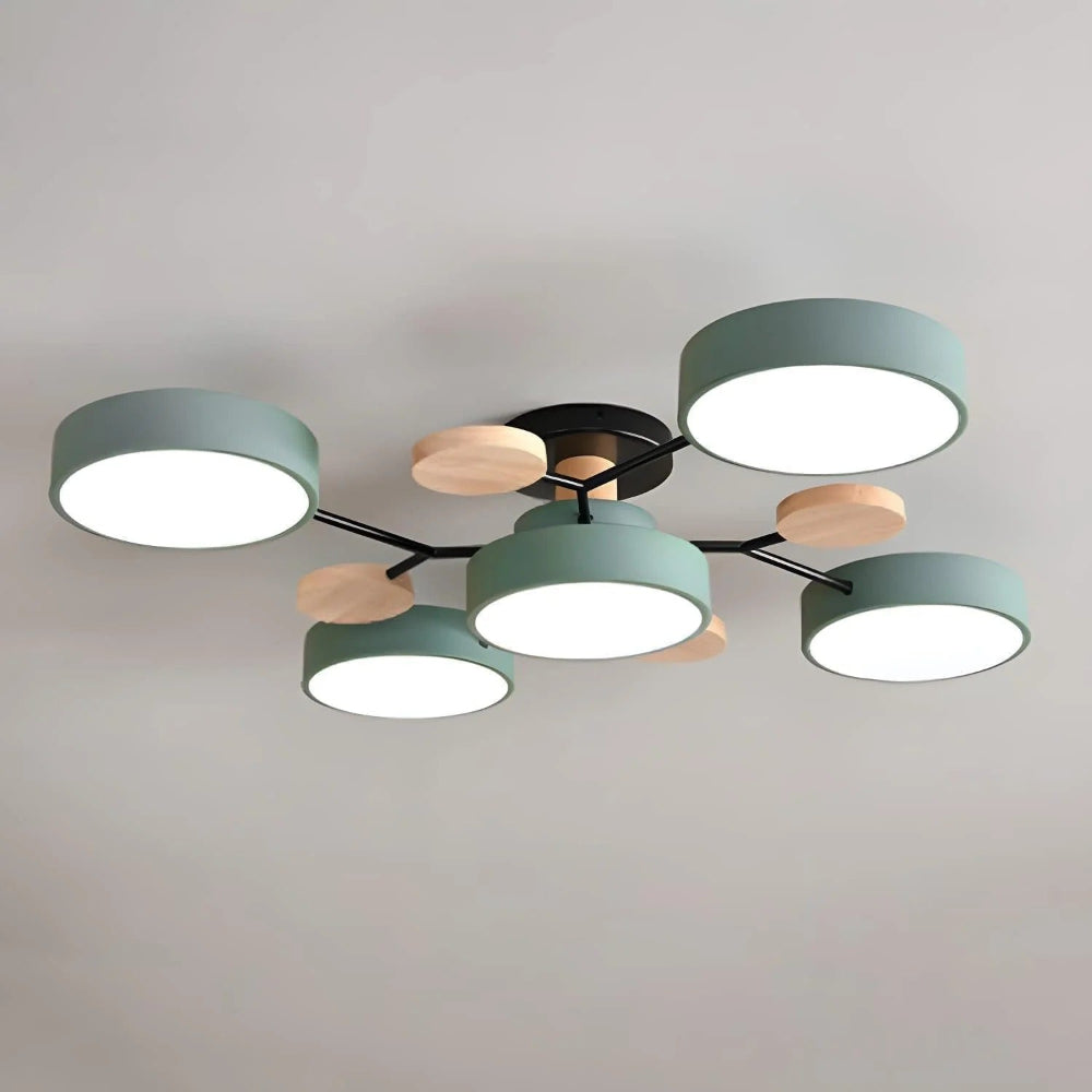 Moderne LED-Deckenleuchte mit Aufbaumontage-Design | Temsk