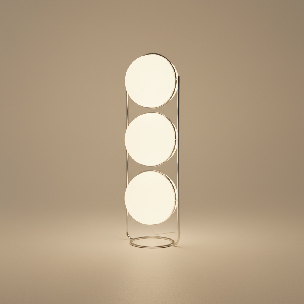 AstraSphere Modern Glass Pendant Light With Chrome Finish | Temsk