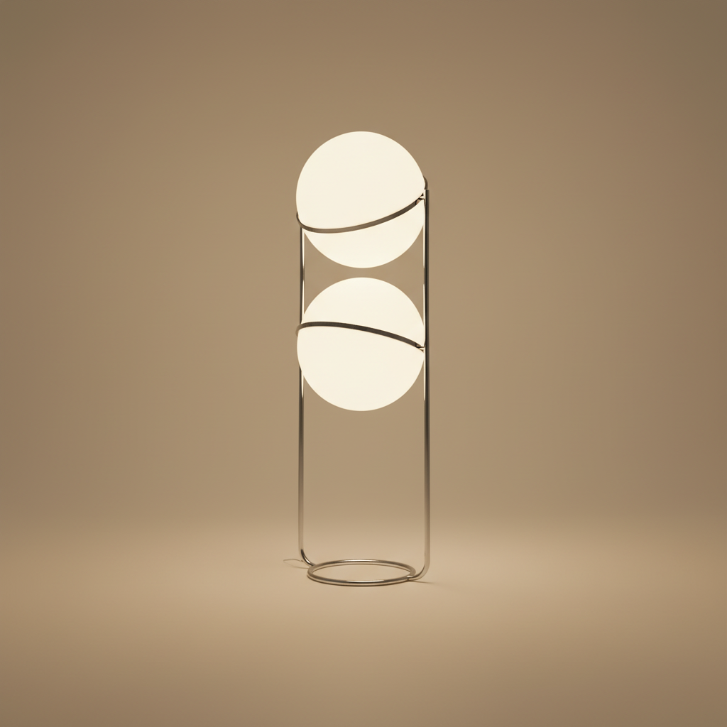 AstraSphere Moderne glaspendel med kromfinish | Temsk