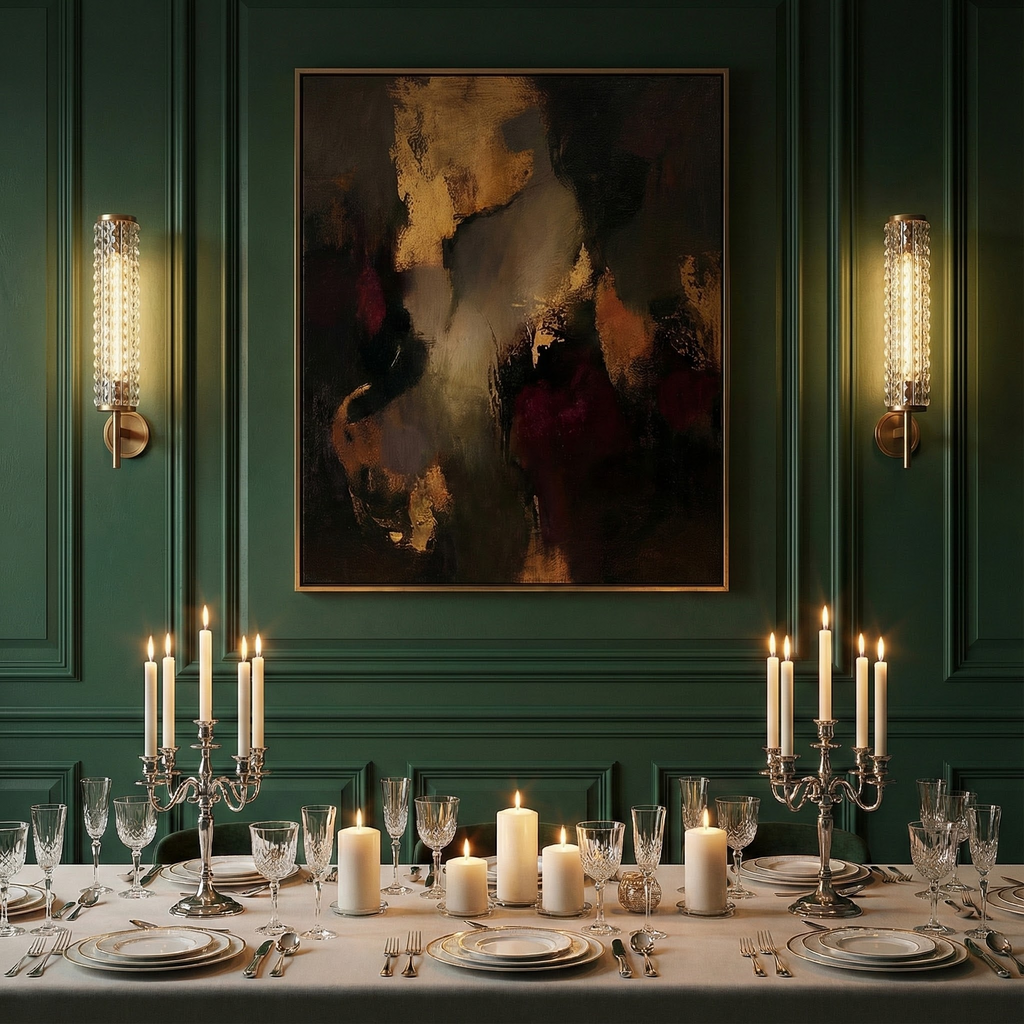 LuminaLine Elegant moderne messing væglampe med glaskolonne | Temsk