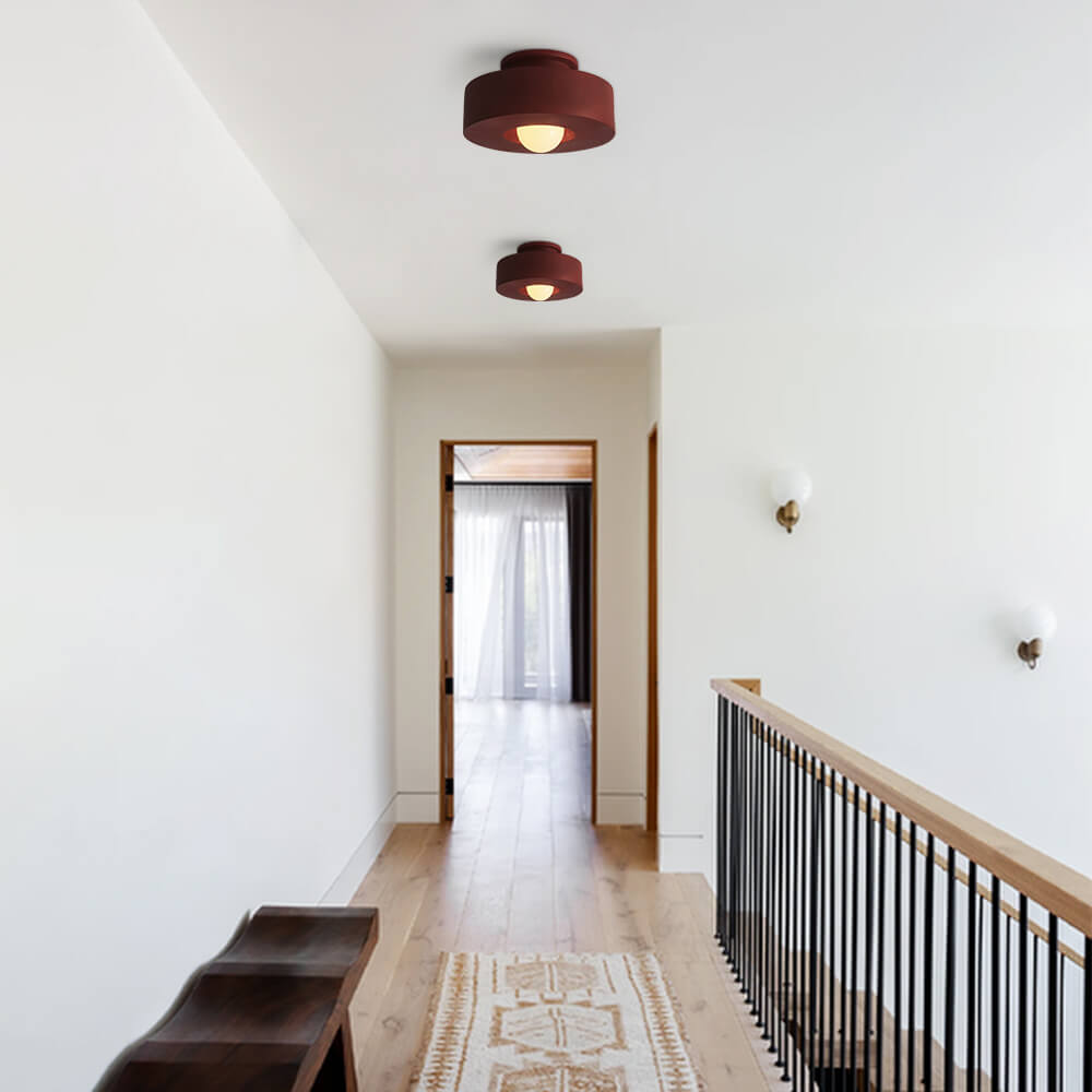 Nordische geometrische CeraCyl moderne Deckenleuchte für zeitgenössische Wohnräume | Temsk