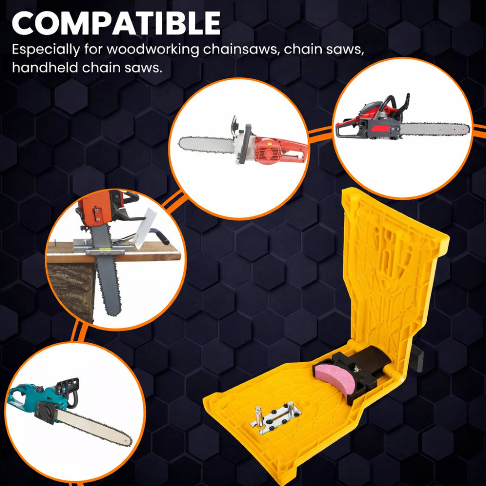 Universal Chainsaw Sharpening Tool For Quick Chain Touch Ups | Temsk