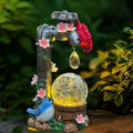 Elegant Solar Cardinal Garden Statue For Outdoor Decor | Temsk