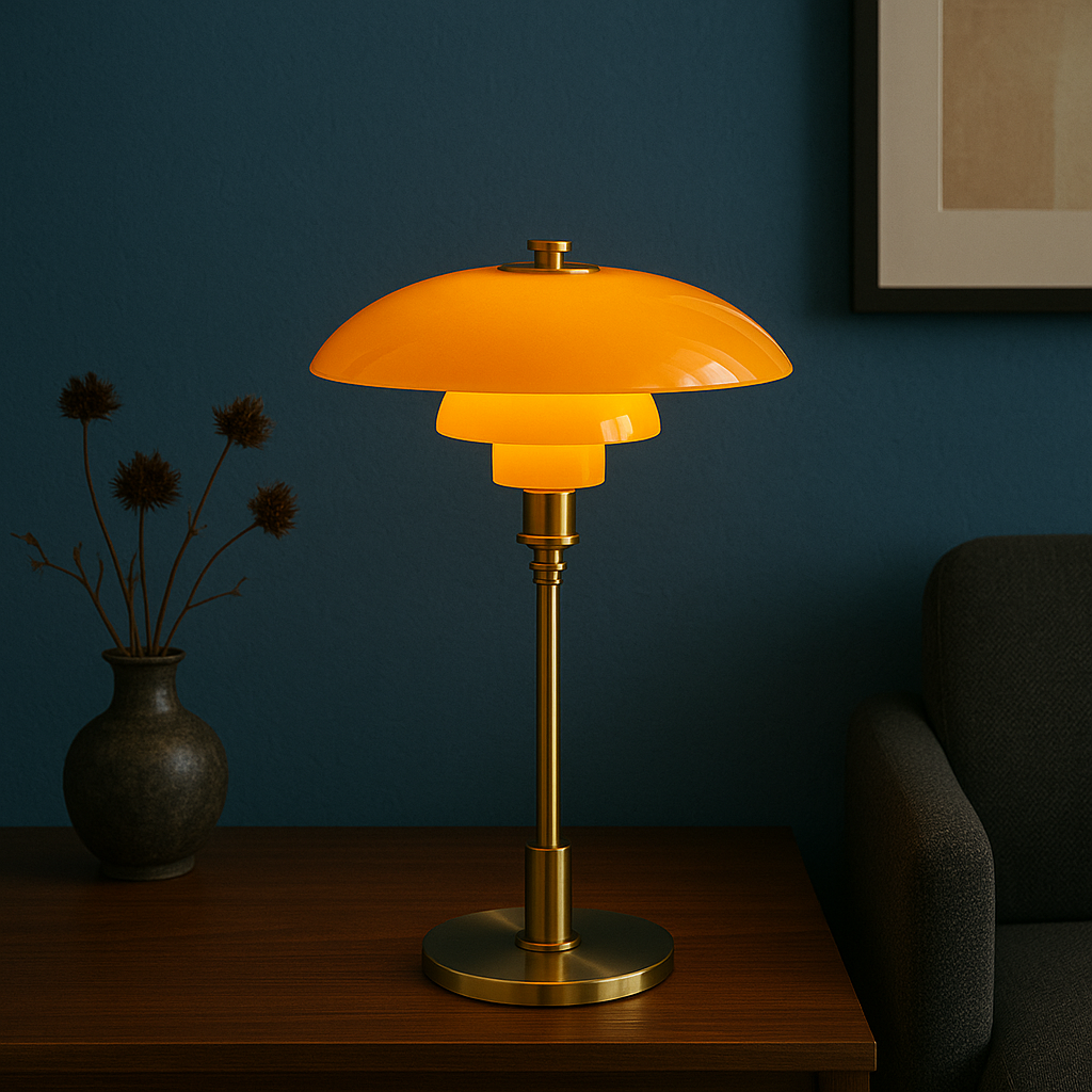 Dänische Design-Schreibtischlampe mit skandinavischem Charme und warmem Licht | Temsk