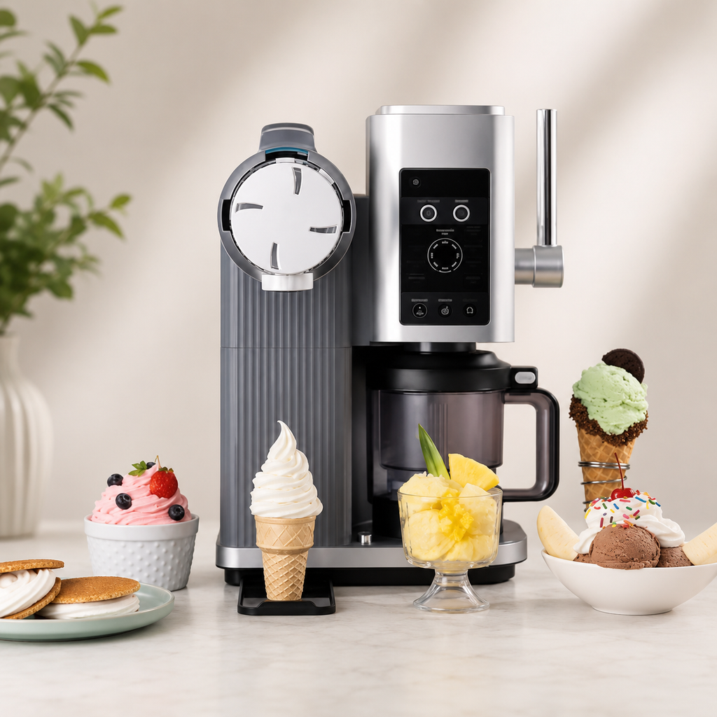 Heim-Dessertmaschine für Eiscreme, gefrorenen Joghurt und Sorbet | Temsk