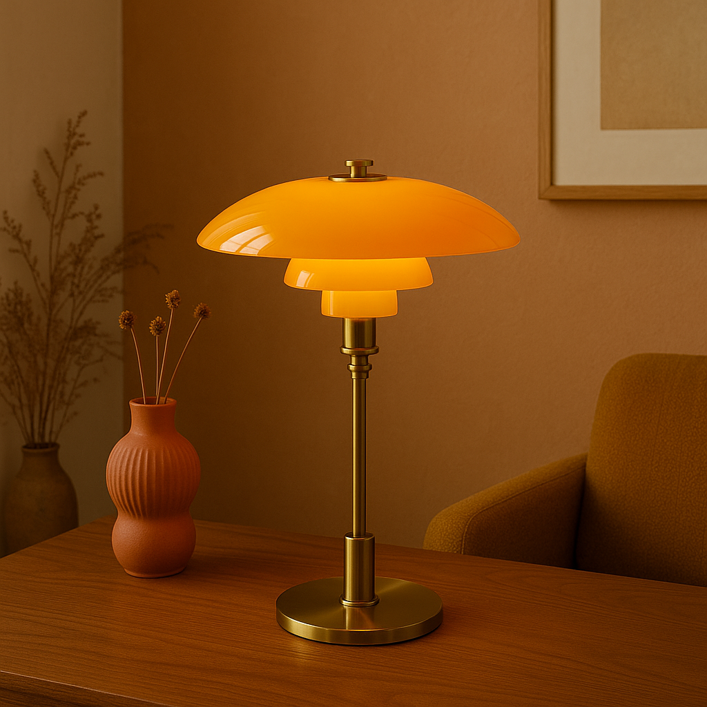 Dänische Design-Schreibtischlampe mit skandinavischem Charme und warmem Licht | Temsk