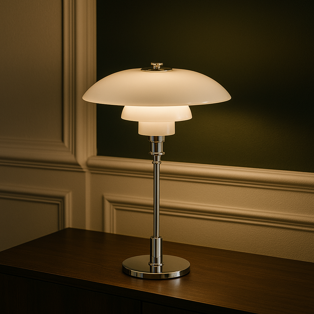 Dänische Design-Schreibtischlampe mit skandinavischem Charme und warmem Licht | Temsk