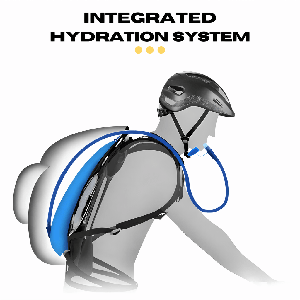 Trailflow Multifunctional Hydration Pack - 10 Litre Volume For Outdoor Adventures | Temsk