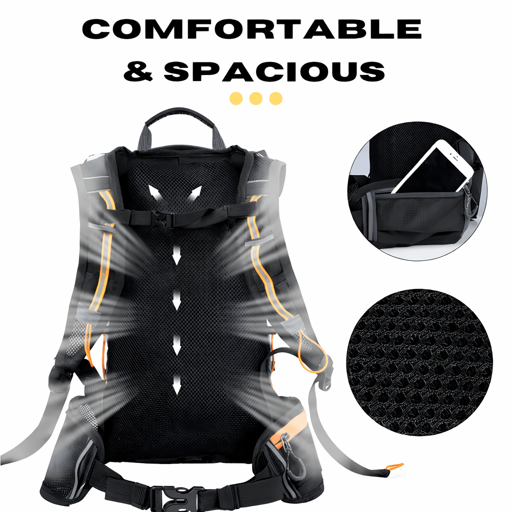Trailflow Multifunctional Hydration Pack - 10 Litre Volume For Outdoor Adventures | Temsk