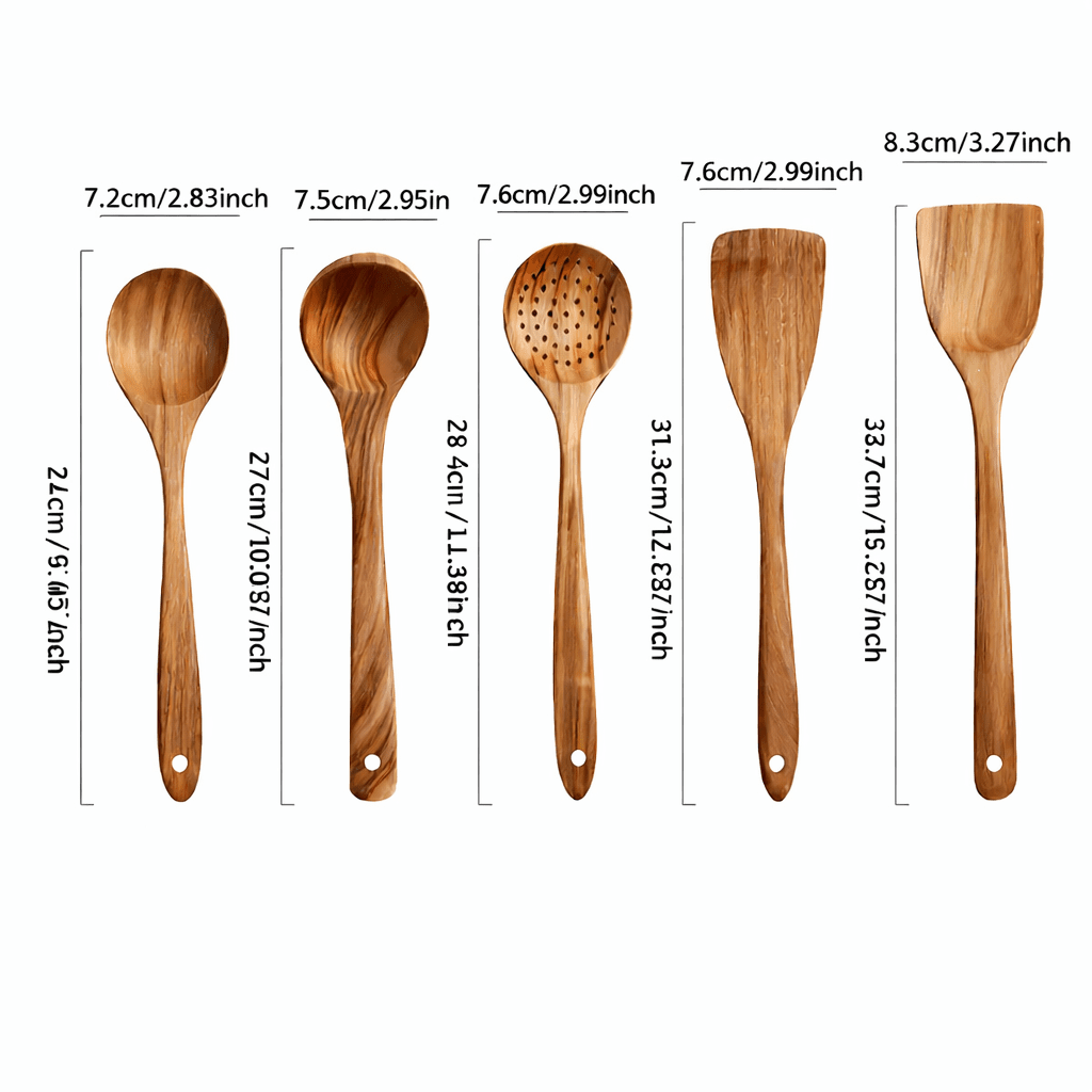 ArborOak Kitchen Utensil Set - High Quality And Stylish For Every Kitchen | Temsk