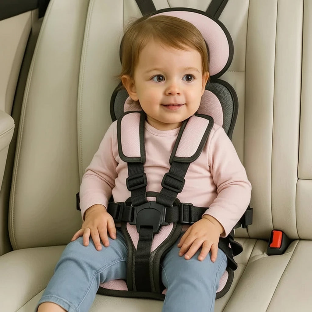 Kindersitz-Gurt-Reisebooster für unterwegs | Temsk