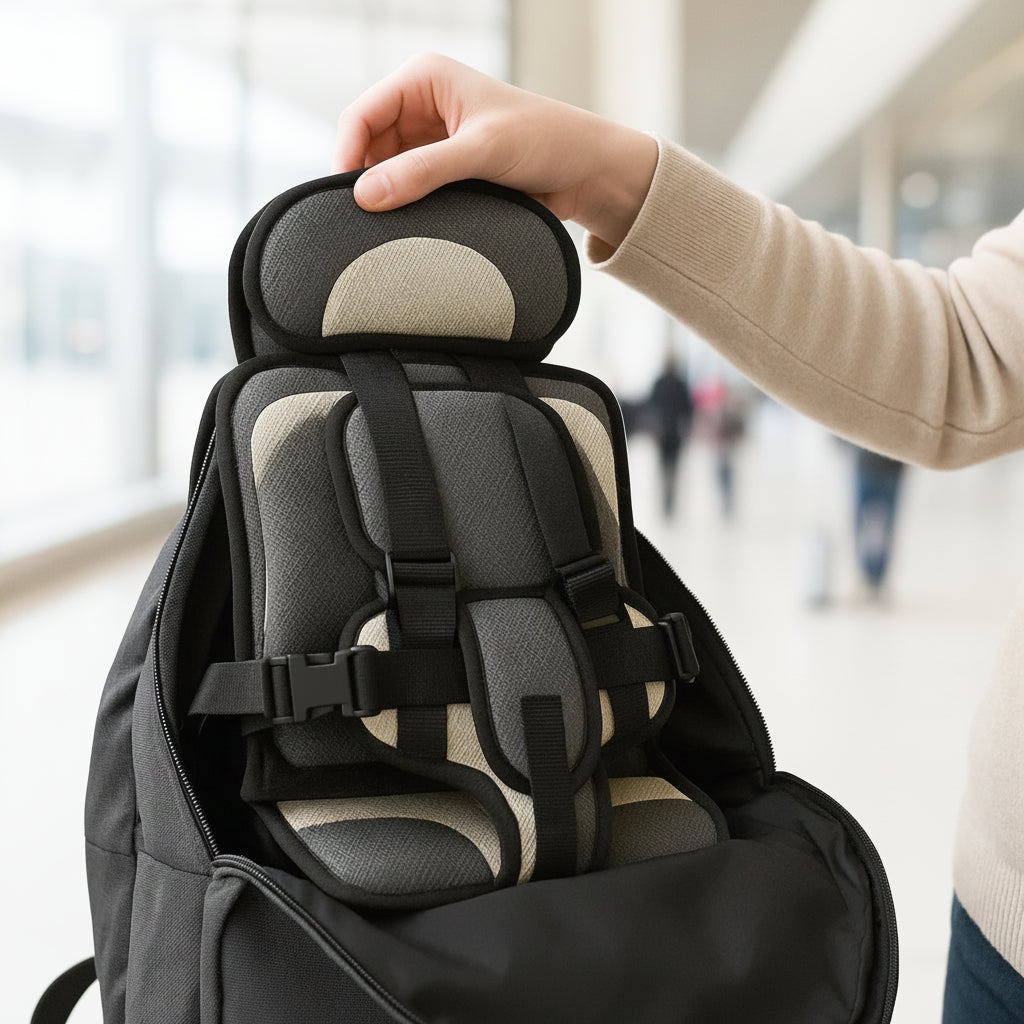 Kindersitz-Gurt-Reisebooster für unterwegs | Temsk