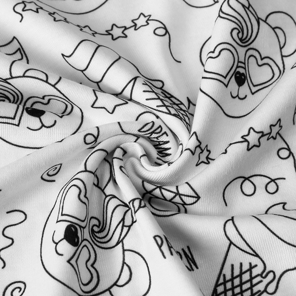 Festive Christmas Coloring Pajama Set For Kids Sleepwear Edition | Temsk