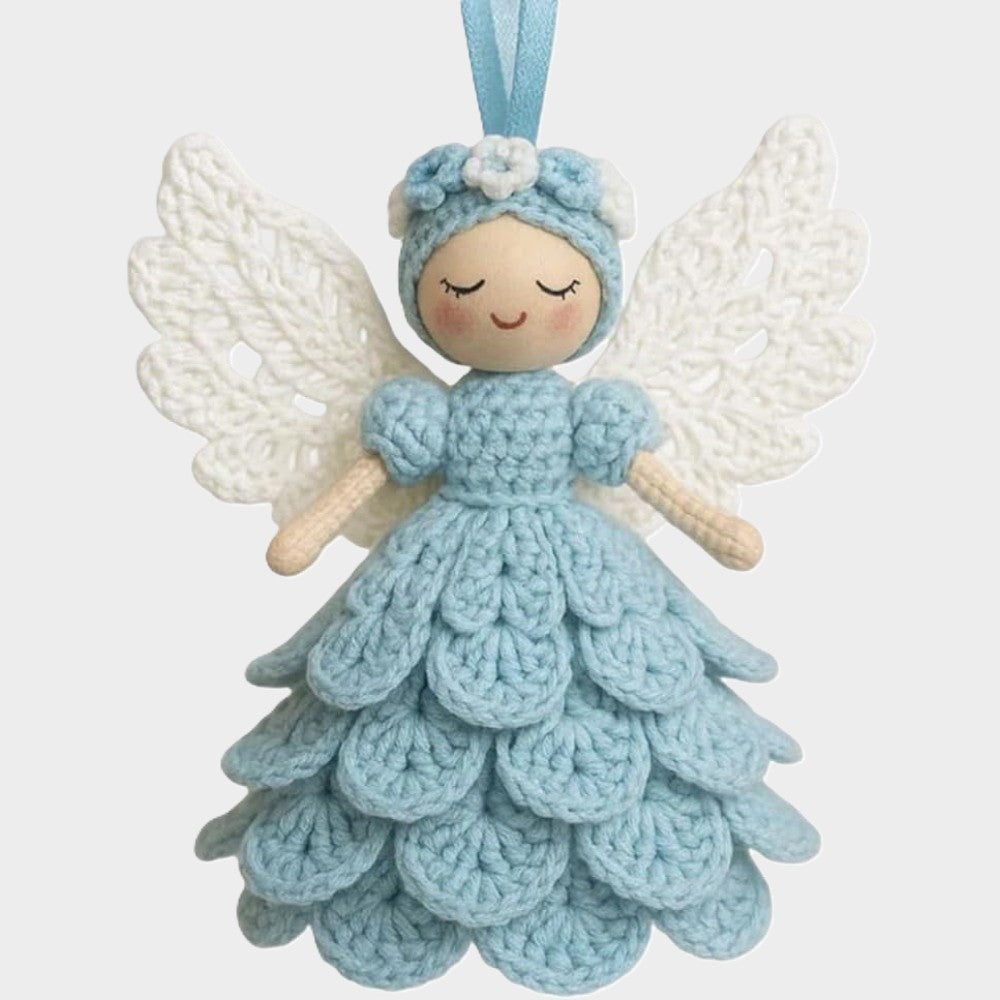 Festive Angel Ornament Crochet Kit For Christmas Decor | Temsk