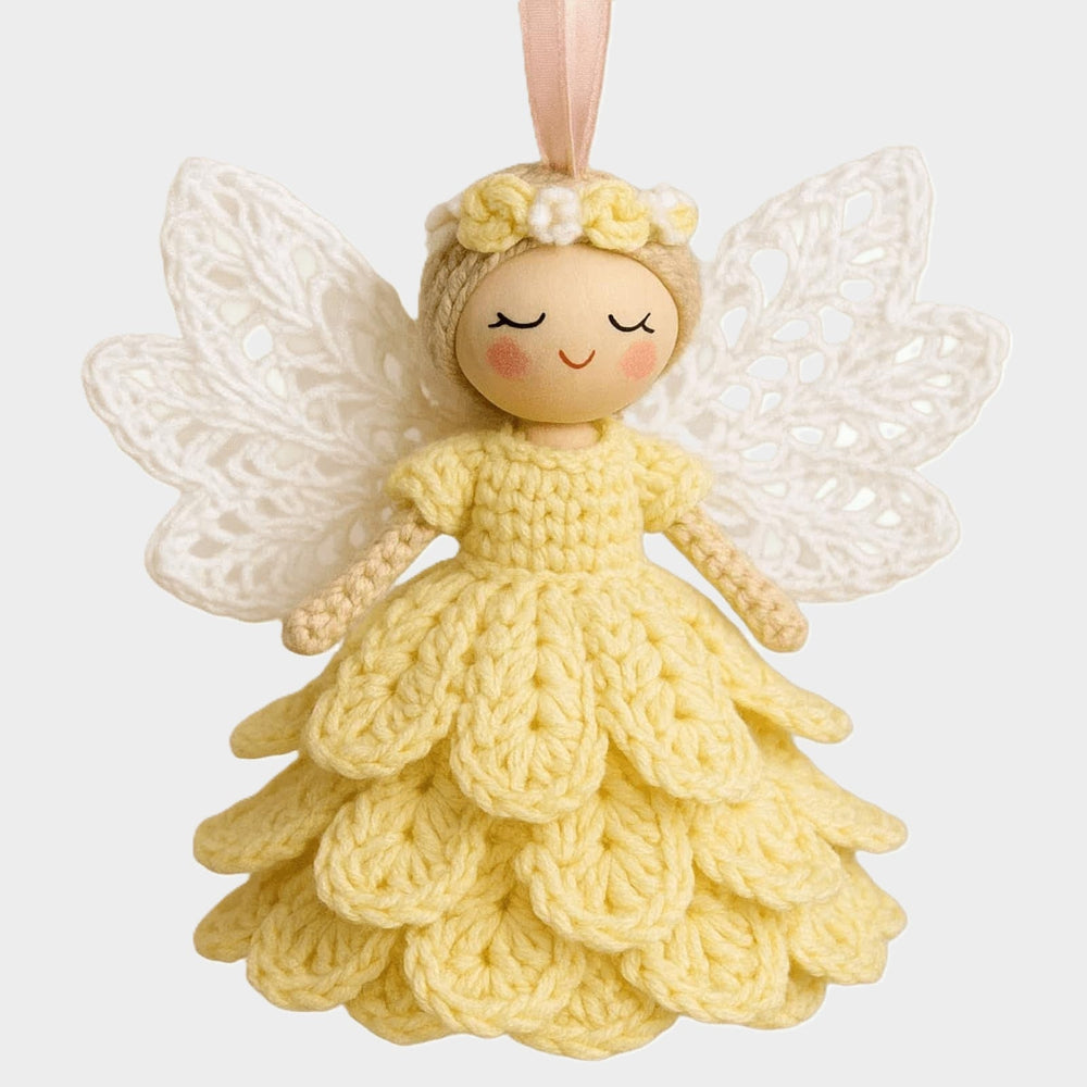 Festive Angel Ornament Crochet Kit For Christmas Decor | Temsk