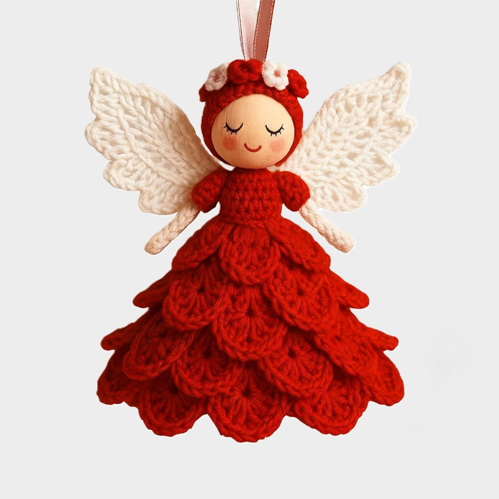 Festive Angel Ornament Crochet Kit For Christmas Decor | Temsk