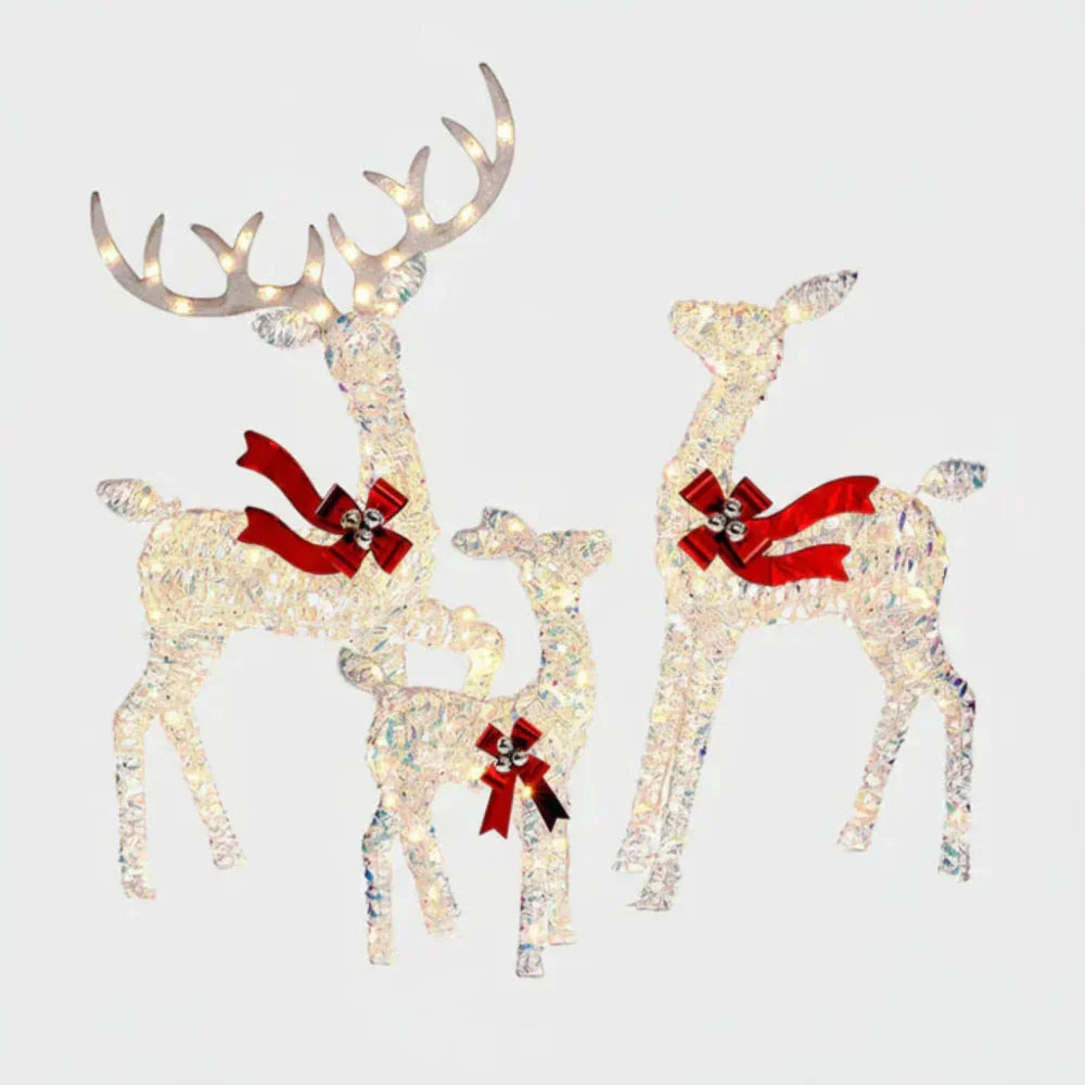LED Reindeer Outdoor Christmas Garden Lights Display | Temsk