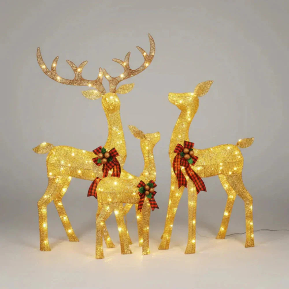 LED Reindeer Outdoor Christmas Garden Lights Display | Temsk