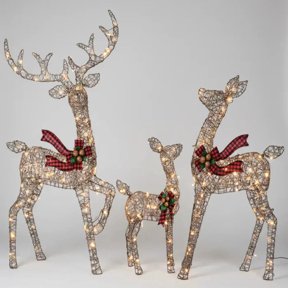 LED Reindeer Outdoor Christmas Garden Lights Display | Temsk