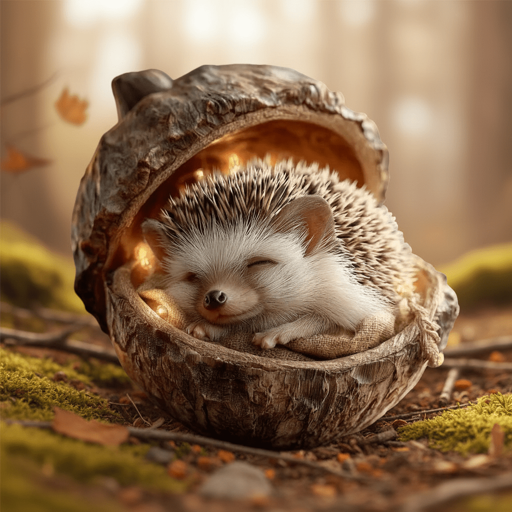 Handcrafted Woodland Animal Acorn Ornaments For Christmas Tree | Temsk