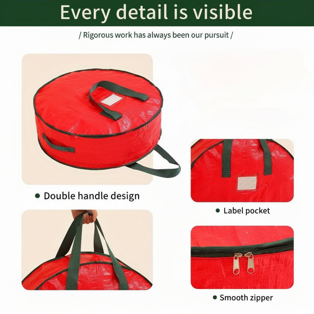 Polyester Ornament Bag For Christmas Decoration Storage | Temsk