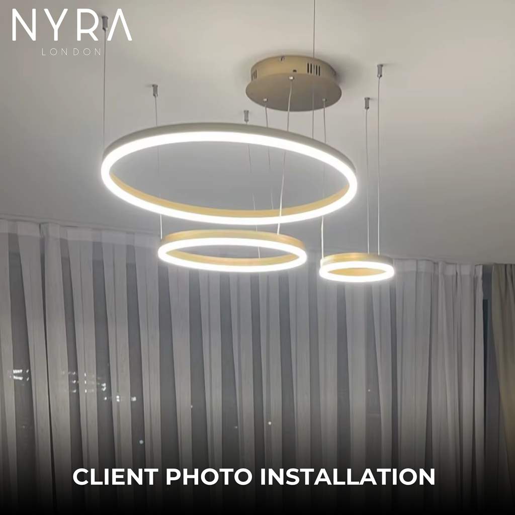 Solara Ring Lamp With Premium Aluminum And Acrylic Construction 12500 Lumens | Temsk