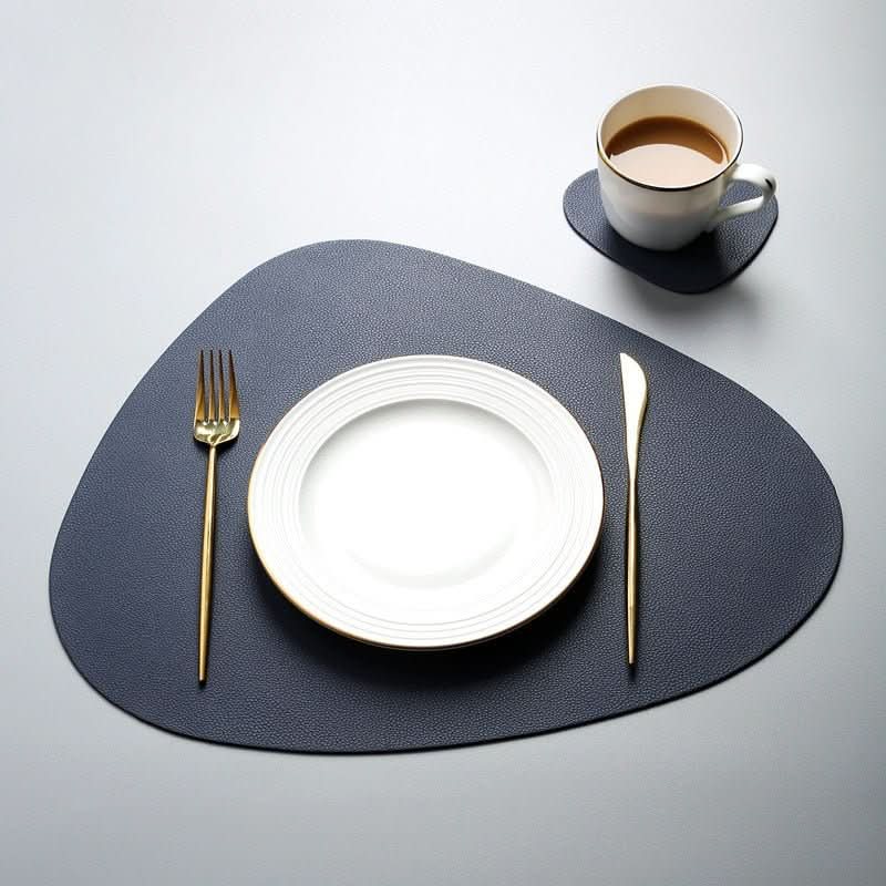 Aura Set Elegant Placemats And Coasters, Heat Resistant And Easy Care | Temsk