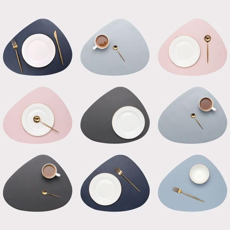 Aura Set Elegant Placemats And Coasters, Heat Resistant And Easy Care | Temsk