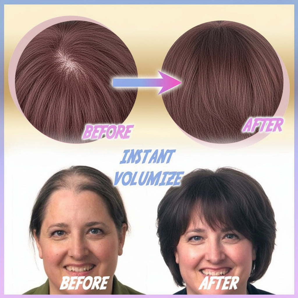 Clip In Topper For Natural Volume And Thinning Hair Coverage | Temsk