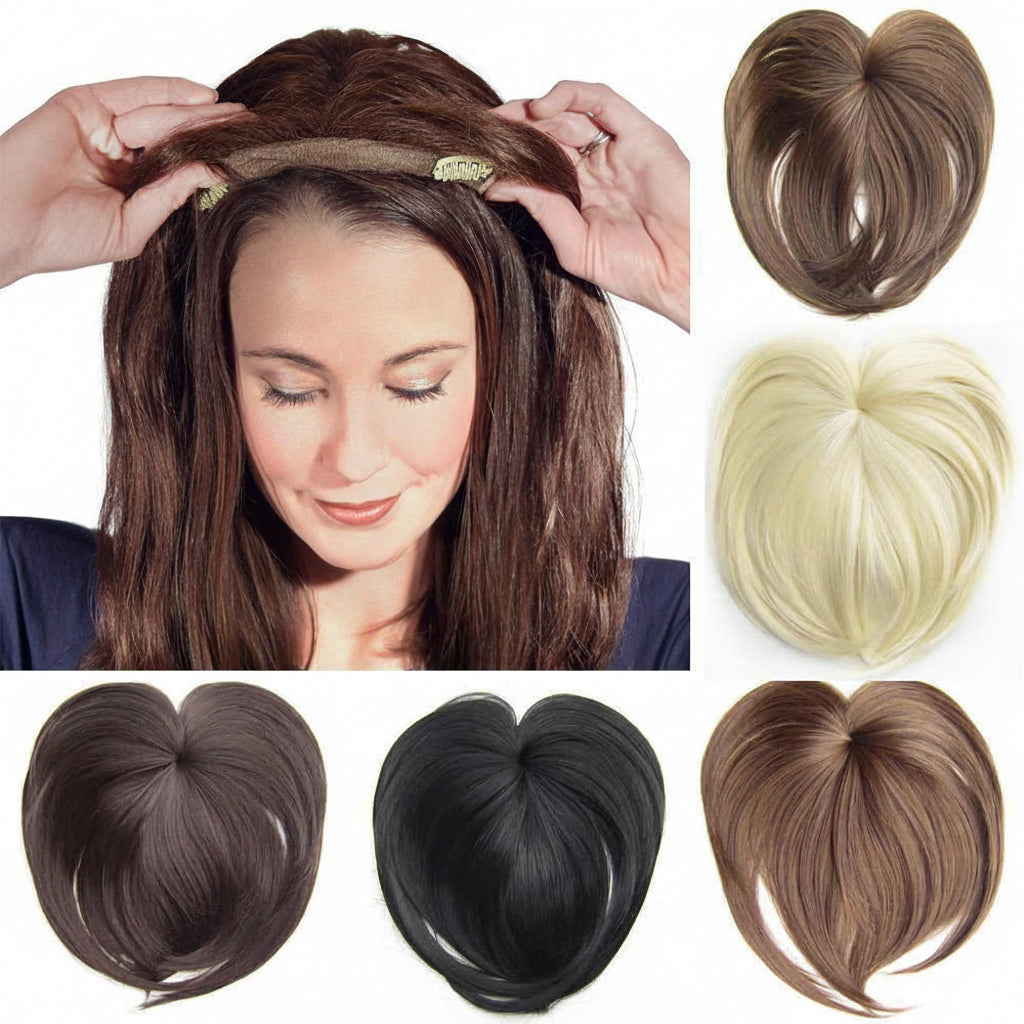 Clip In Topper For Natural Volume And Thinning Hair Coverage | Temsk