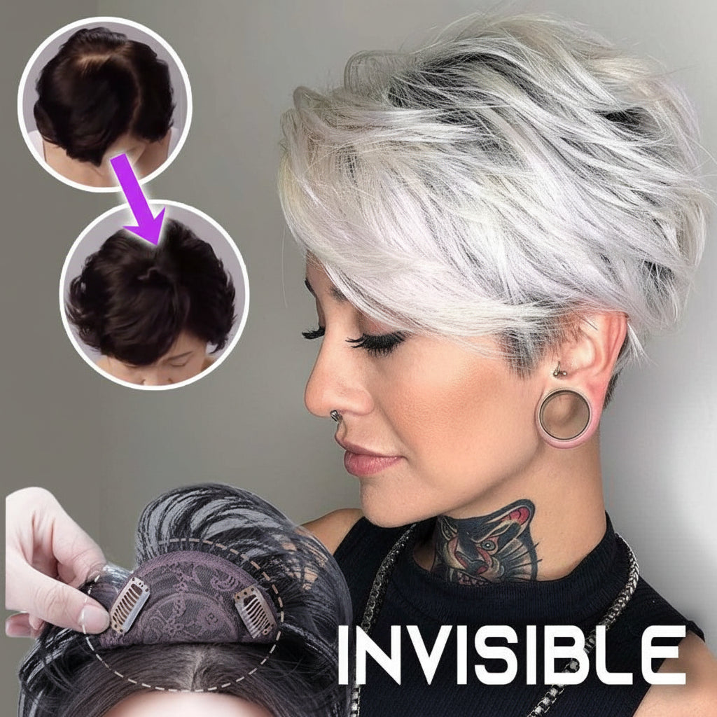 Clip In Topper For Natural Volume And Thinning Hair Coverage | Temsk
