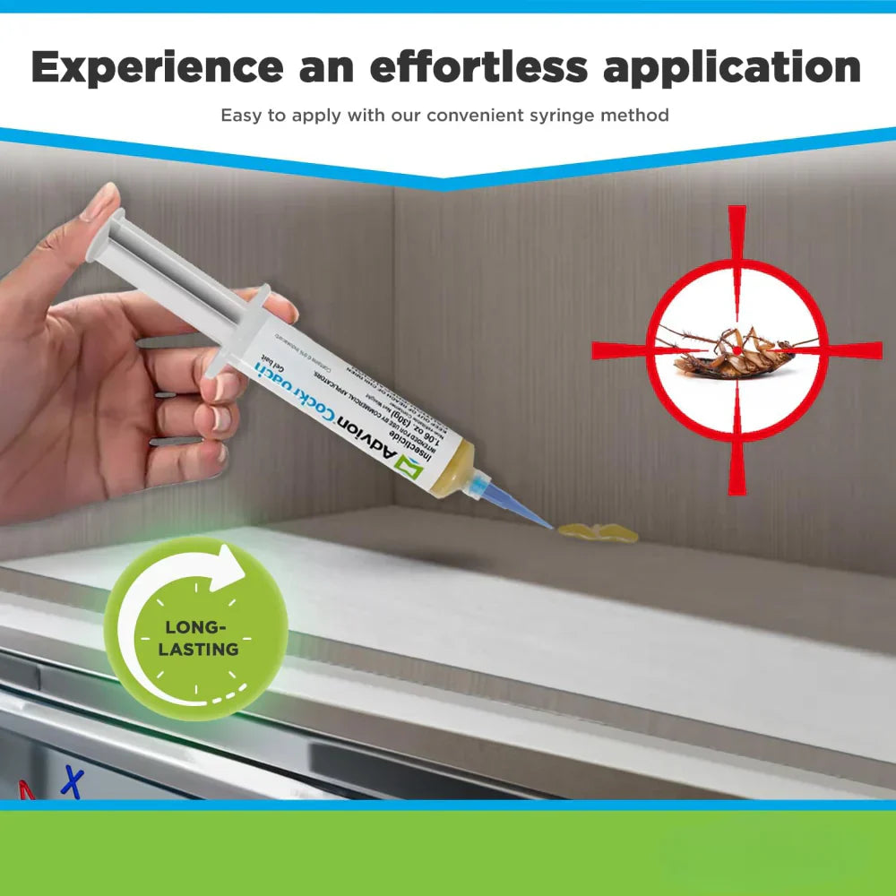Indoor Cockroach Gel Bait Syringe For Non Toxic Pest Control | Temsk