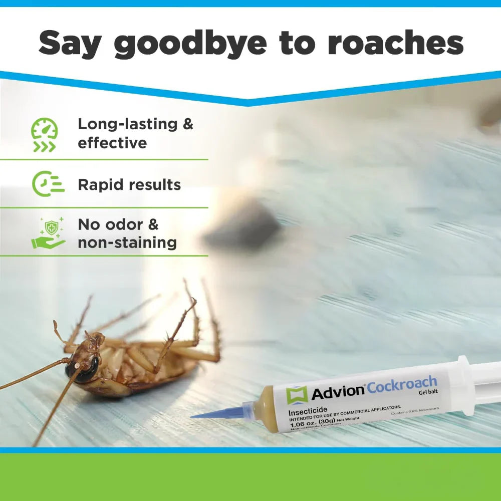 Indoor Cockroach Gel Bait Syringe For Non Toxic Pest Control | Temsk