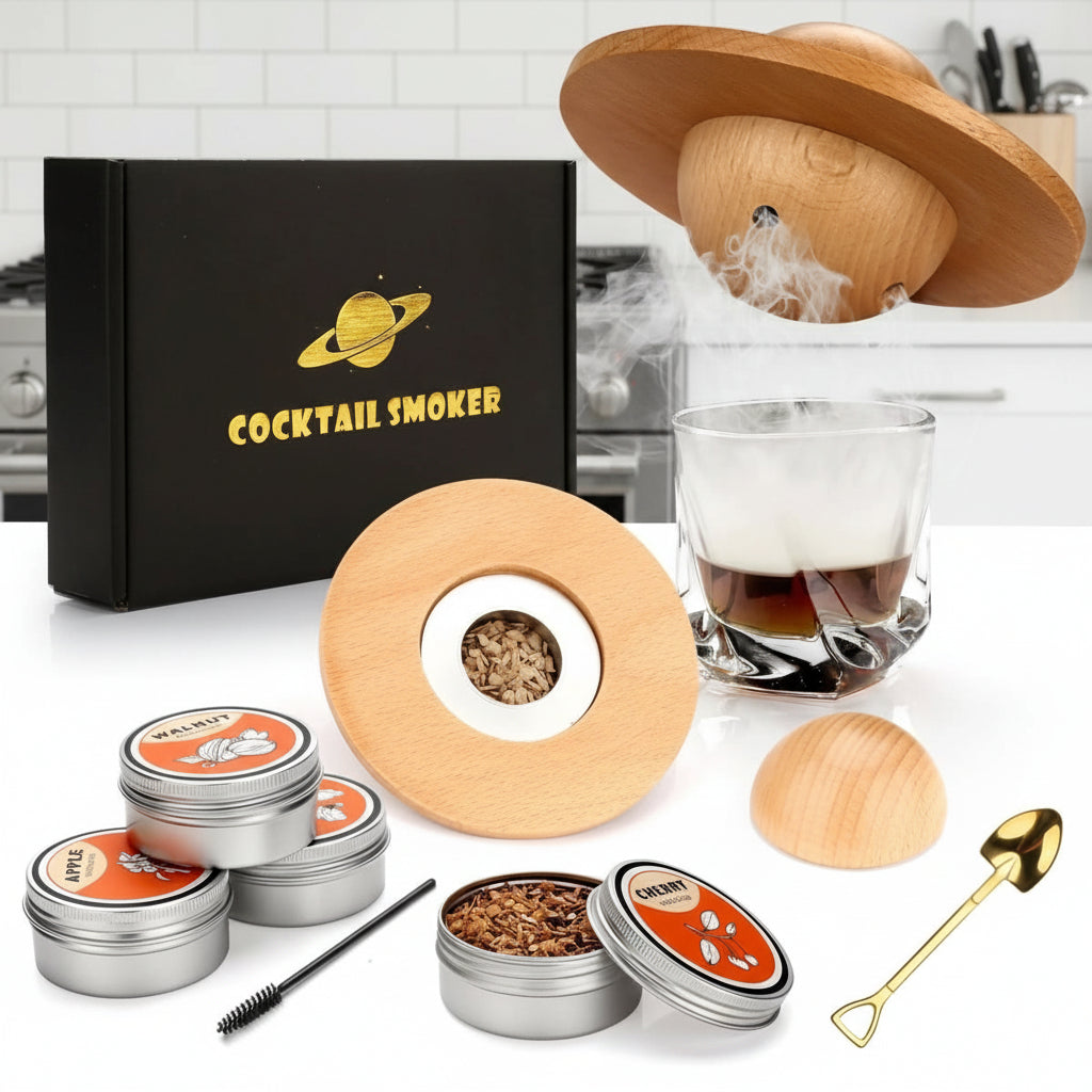 CinderCraft Cocktail Smoker Kit for Whiskey and Bourbon Lovers | Temsk