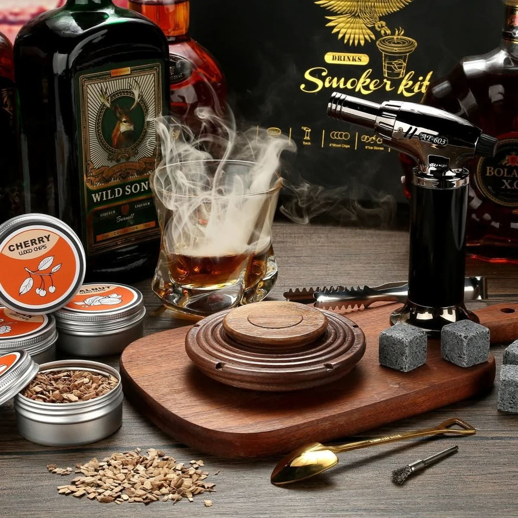 CinderCraft Cocktail Smoker Kit for Whiskey and Bourbon Lovers | Temsk
