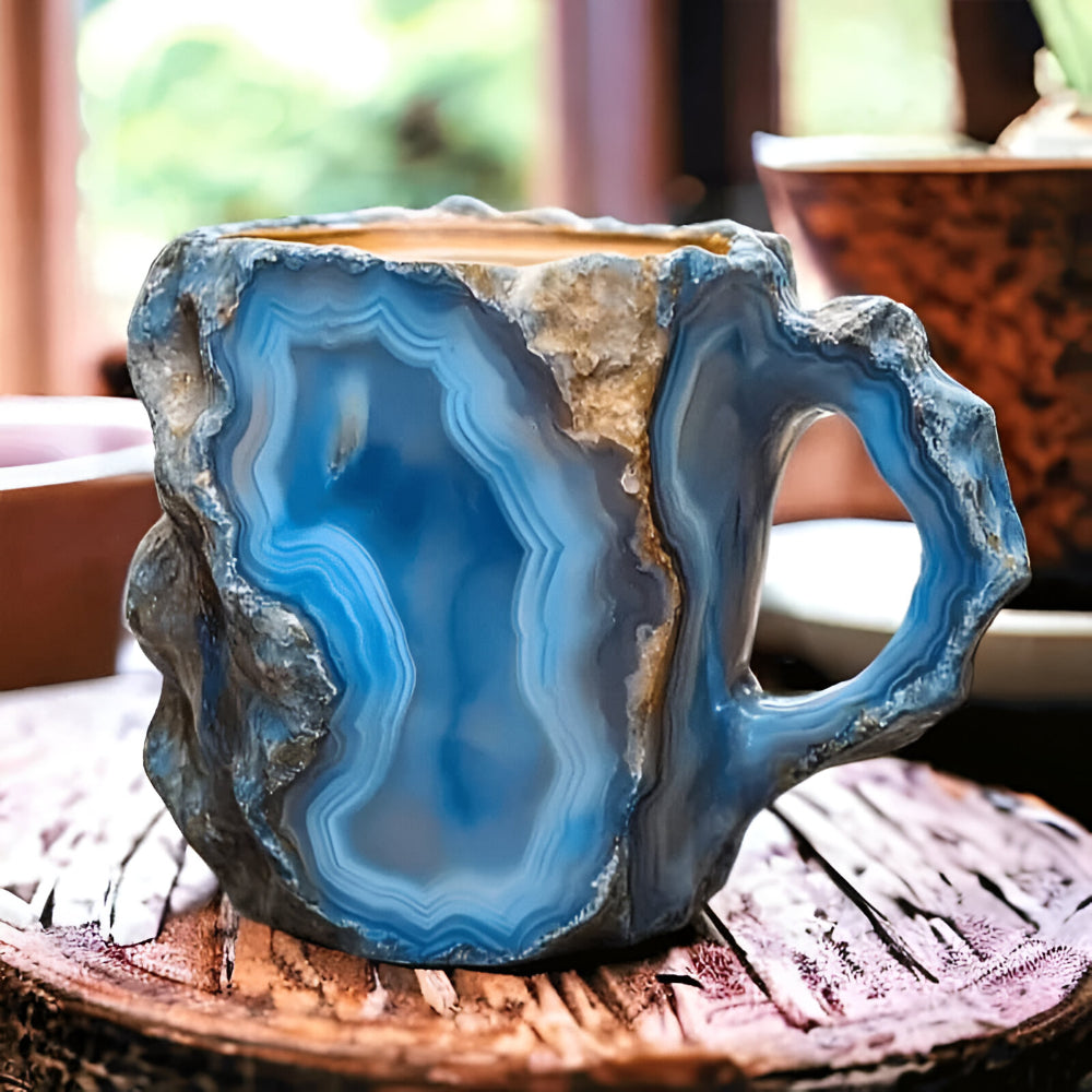 Stone Style Coffee Mug For Everyday Use Decorative Drinkware | Temsk