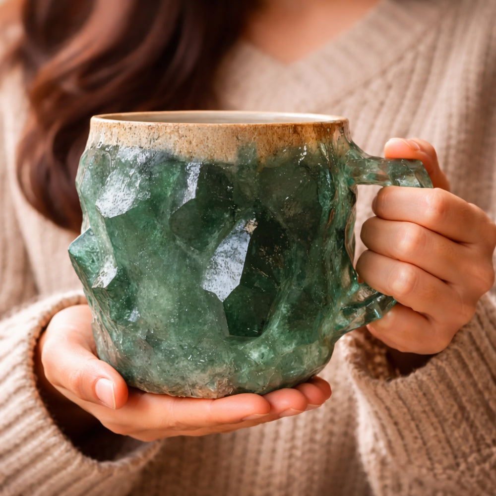 Stone Style Coffee Mug For Everyday Use Decorative Drinkware | Temsk