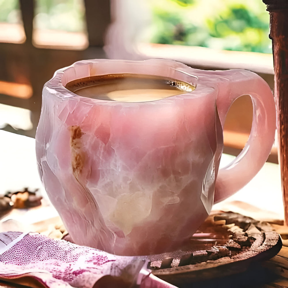 Stone Style Coffee Mug For Everyday Use Decorative Drinkware | Temsk